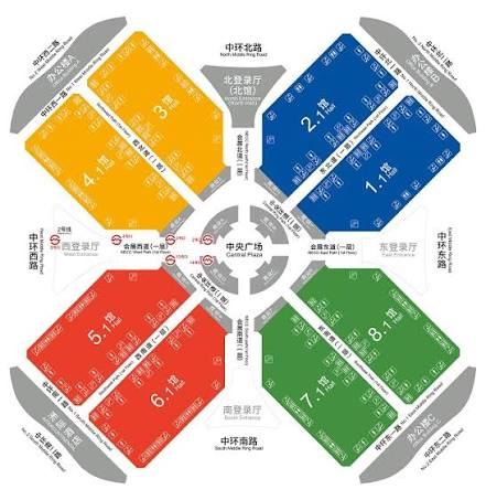 会展场馆地图